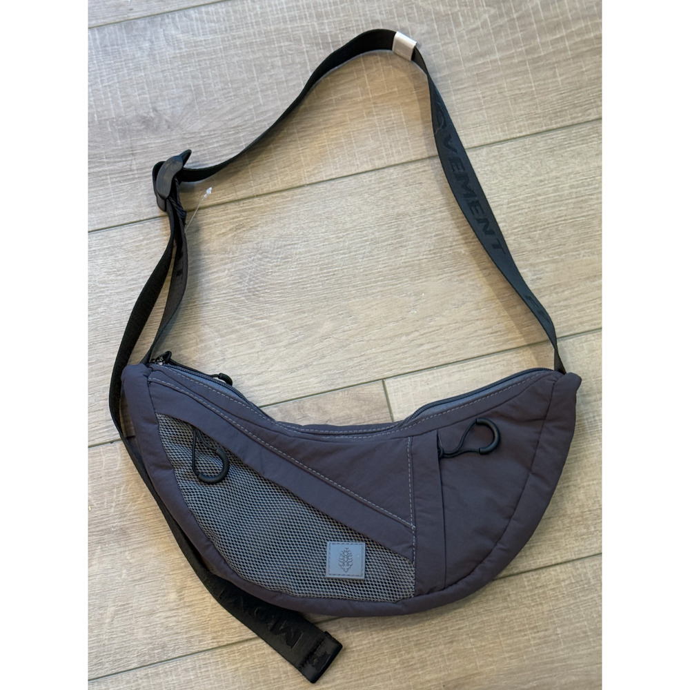 NEW FREE PEOPLE FP MOVEMENT BLACK NOTHING BUT NET SLING CROSSBODY SHOULDER BAG